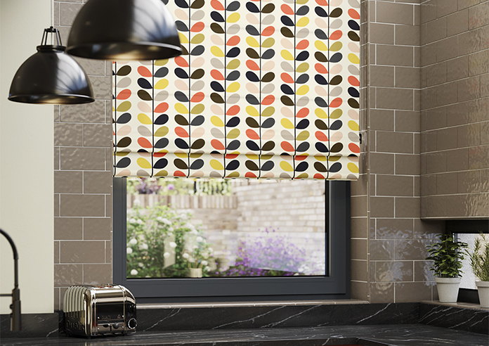 Orla Kiely Multi Stem, Tomato - Roman Blind - Image 5